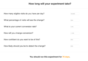 Experiment Calculator