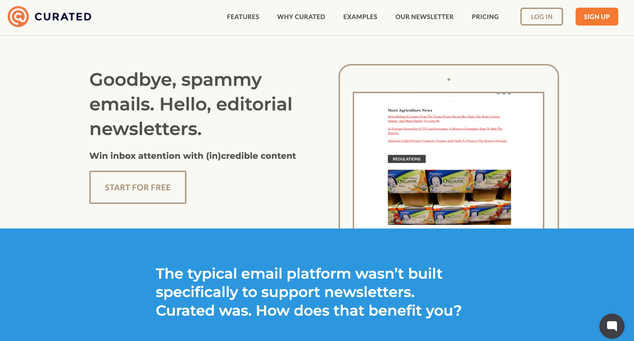 curated newsletter