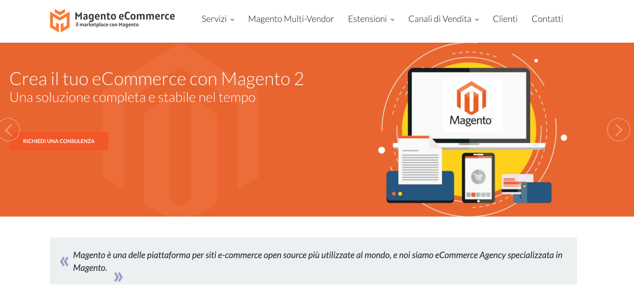 Magento e-commerce