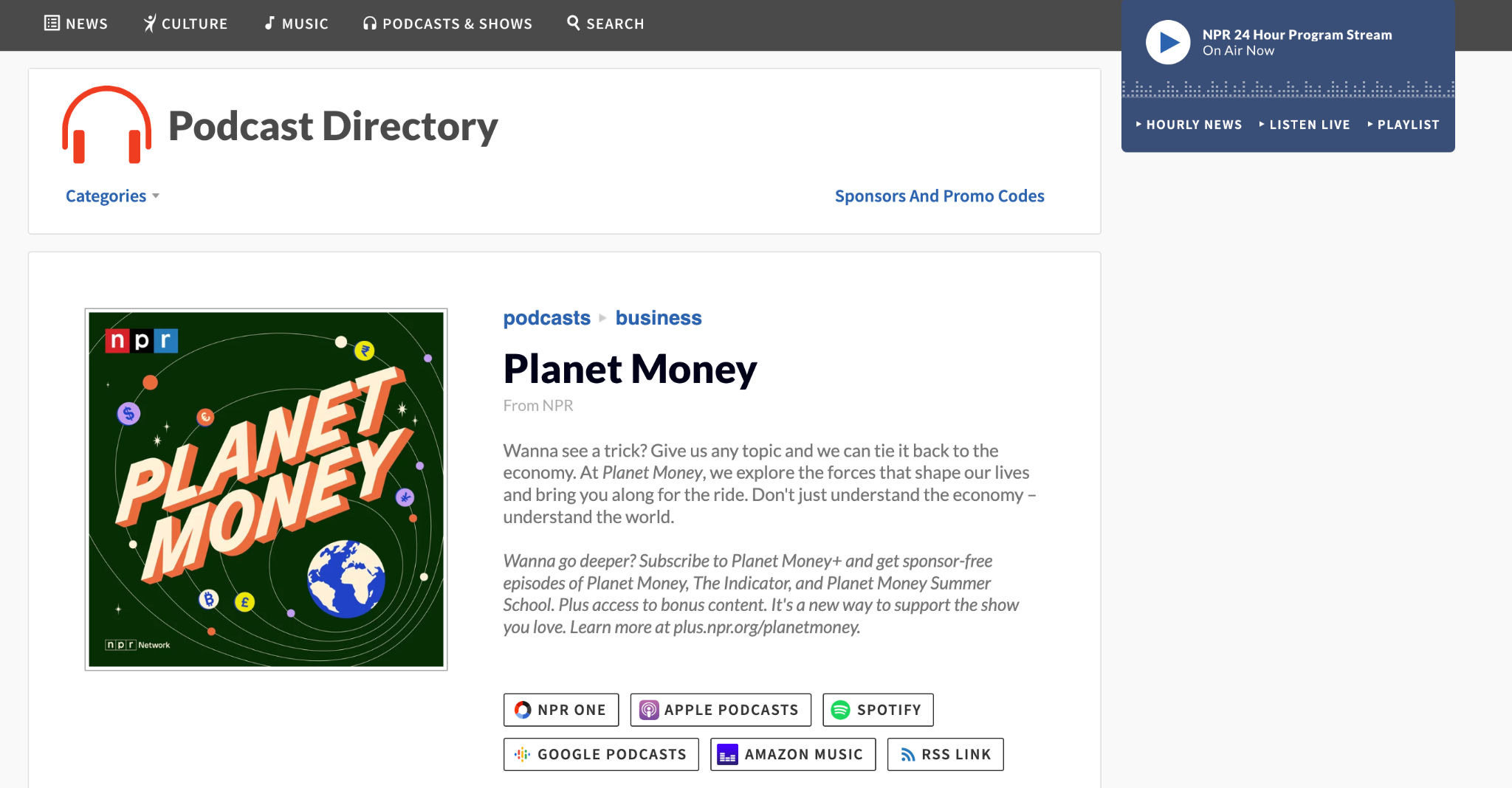 Planet Money Podcast